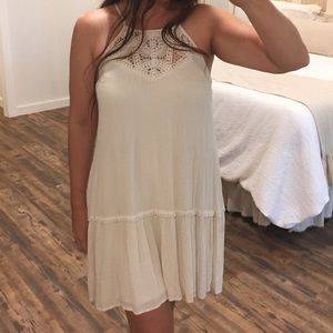 Cream boho/beach dress